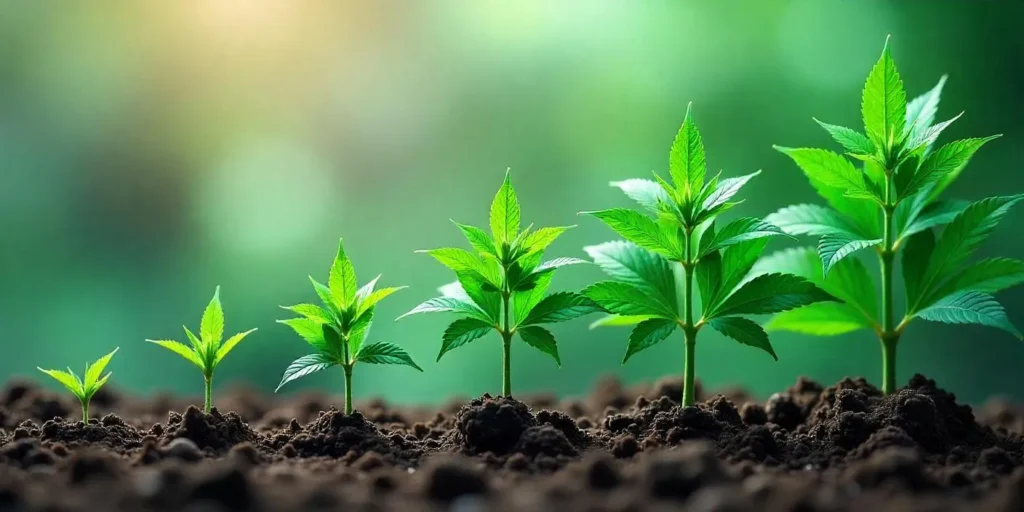 Grow Amnesia CBD 11 from seedling to strong vegetative stage.