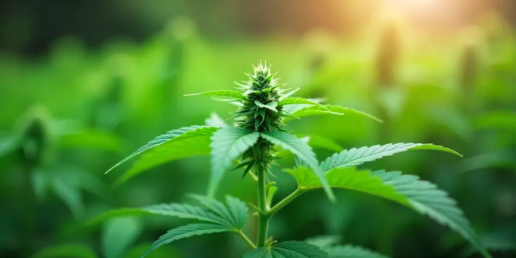 Grow CBD Shishkaberry x Candida (1:2): Healthy outdoor plant in bloom.