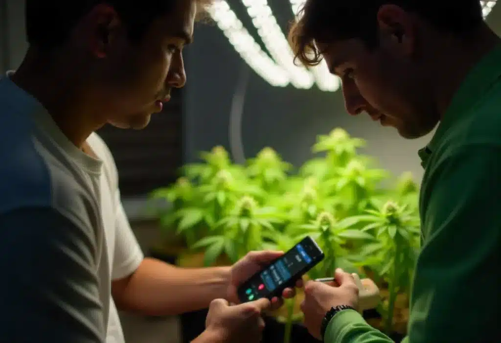 How Blimburn & Happy Valley use smart devices and LED technology for precision cannabis cultivation. Data-driven results for top-tier quality.