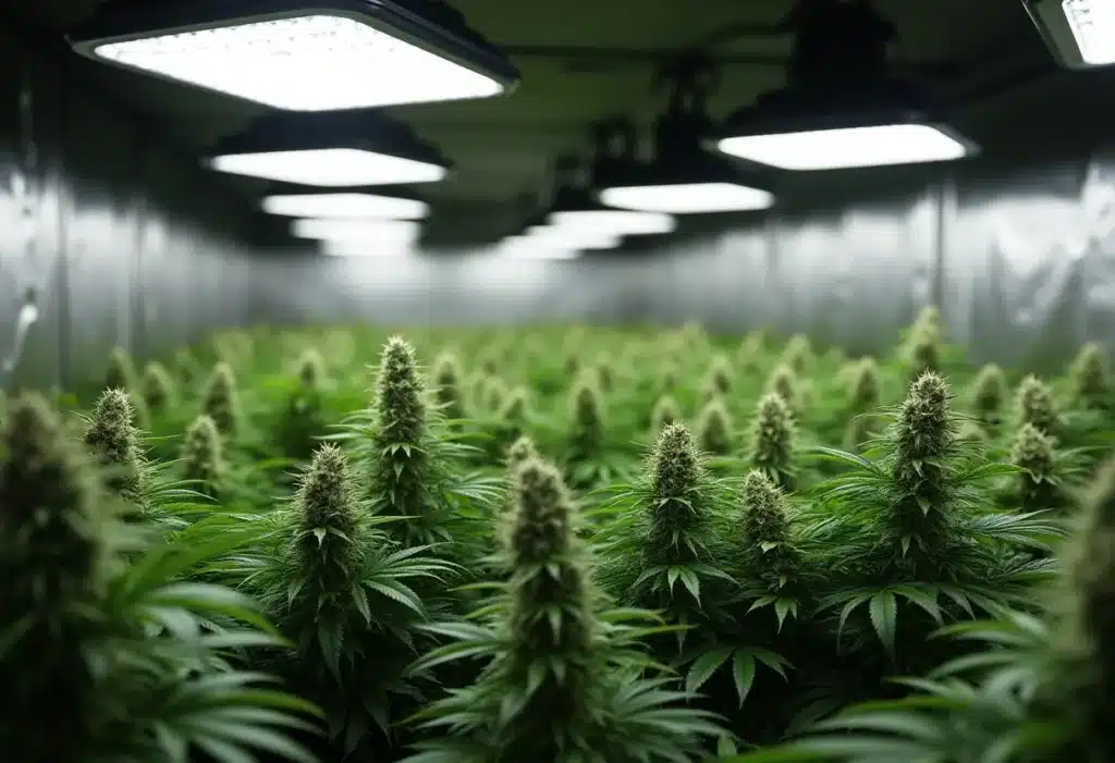 Critical Bilbo x Rainbow Chips Regular thrives under LED lighting, offering high yields, balanced effects, and strong resilience for indoor cannabis growers.