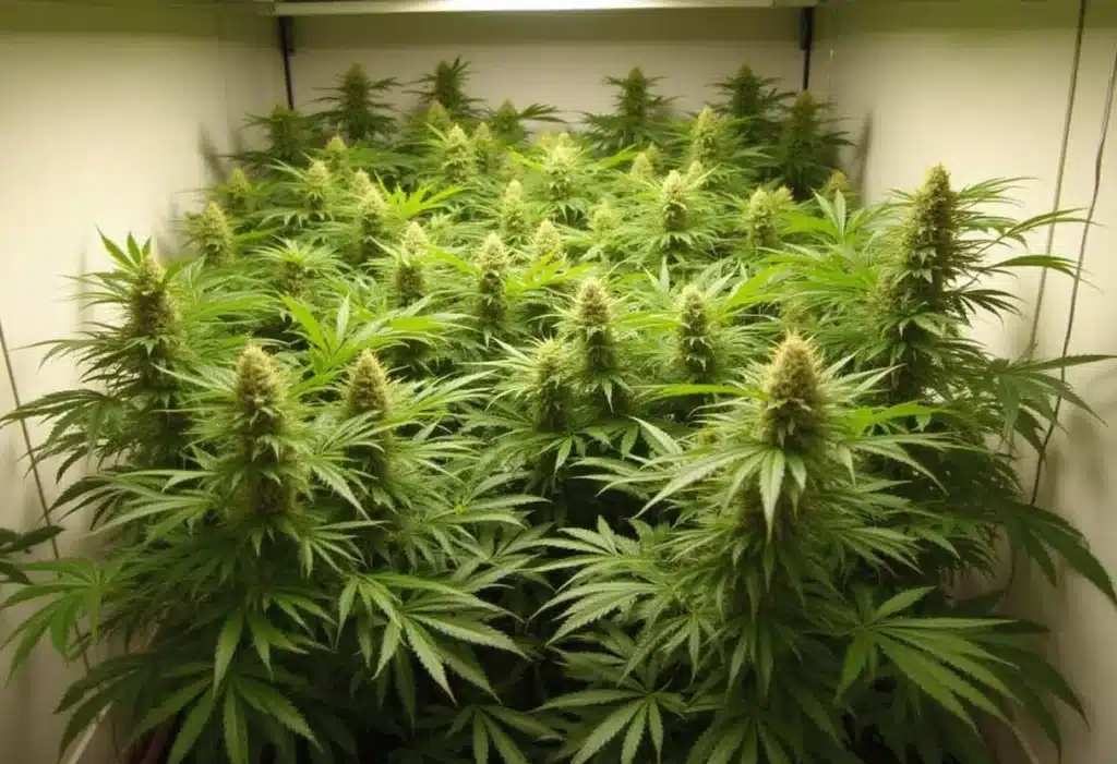 Critical x Somango delivers heavy yields, resin-rich buds, and a tropical flavor. Ideal for indoor setups with stable growth and fast flowering.