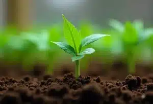 Girl Scout Cookies x Cheese seedling growing vigorously.