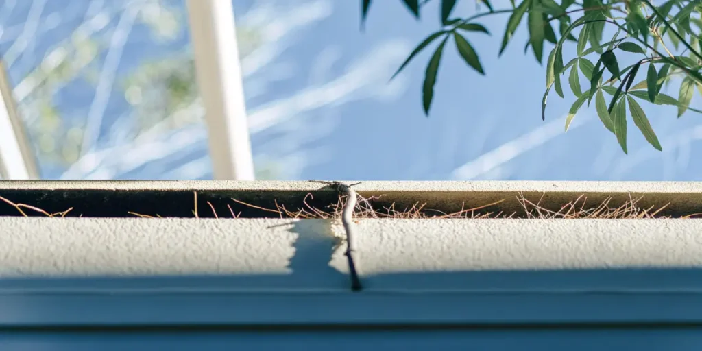 Cannabis roots extending from the soil in a hydroponic greenhouse setup.