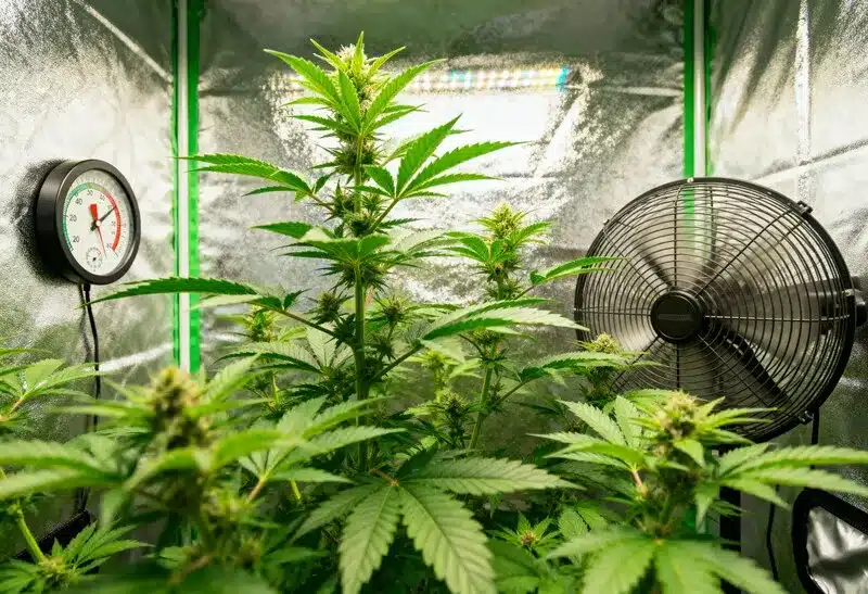 Gorilla x Zkittlez Auto indoor climate and airflow setup.