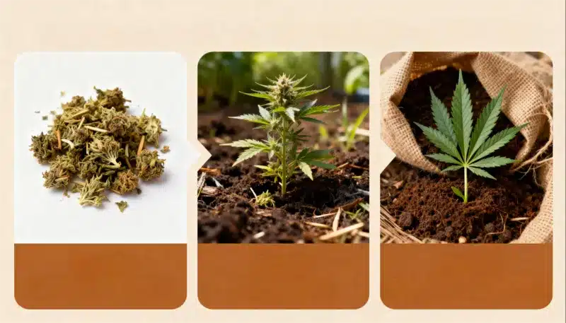 Amnesia Lemon Regular From Seed to Harvest Growth Stages.