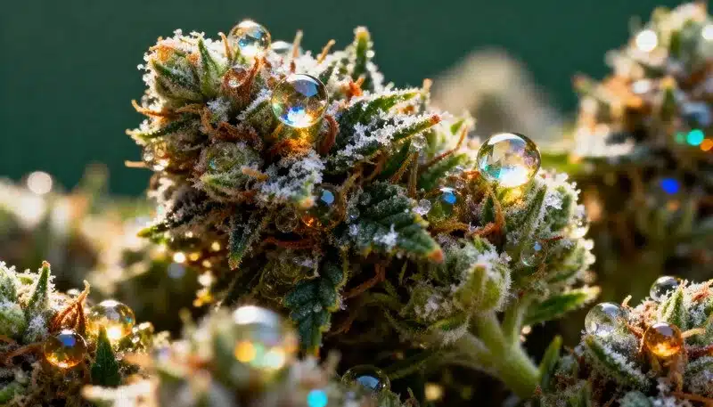 Banana Split Resinous Trichomes and Terpenes.