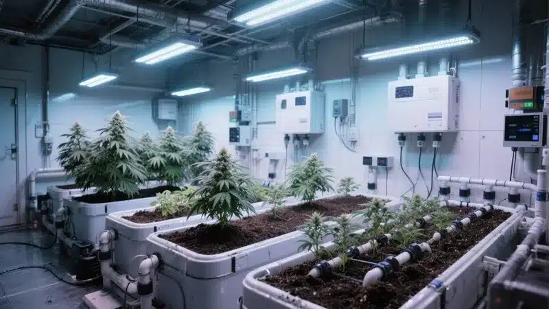 Blueberry x Mazar Auto Hydroponic Indoor Cultivation.